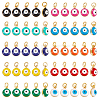 Beebeecraft 50Pcs 10 Colors Brass Enamel Charms KK-BBC0003-66-1