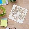 Plastic Reusable Drawing Painting Stencils Templates DIY-WH0172-184-3