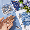 40Pcs 10 Colors Tibetan Style Alloy Pendants FIND-SC0010-73-3