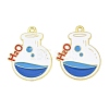 Alloy Enamel Pendants ENAM-L055-01I-01-1