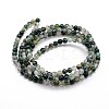 Natural Moss Agate Round Bead Strands G-J303-07-10mm-2