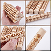 Wood Embossing Rod DIY-WH0504-892-3