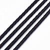 Braided Cowhide Leather Cord NWIR-N005-01G-4mm-4