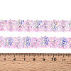 Baking Paint Electroplate Transparent Glass Beads Strands EGLA-N020-04E-4