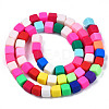 Handmade Polymer Clay Beads Strands CLAY-T020-09-2
