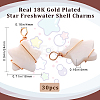 30Pcs Natural Freshwater Shell Pendants FIND-BBC0002-65-2