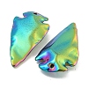 Electroplated Synthetic Non-Magnetic Hematite Pendants G-C136-03-3