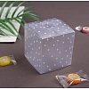 Polka Dot Pattern Transparent PVC Square Favor Box Candy Treat Gift Box CON-WH0070-99A-1