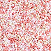 Opaque Glass Round Seed Beads GLAA-TAC0025-07A-06-3
