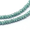 Faceted Rondelle Full Rainbow Plated Electroplate Glass Beads Strands X-EGLA-M004-2mm-A15-2