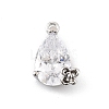 Brass Micro Pave Cubic Zirconia Pendants LS-KK-K371-40A-P-1