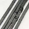 Electroplate Non-magnetic Synthetic Hematite Heishi Beads Strands G-J171B-3x3mm-03-1