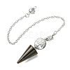 Natural Tiger Eye Cone Dowsing Pendulum Big Pendants G-C114-02P-18-2