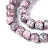 Baking Paint Glass Beads Strands DGLA-N016-6mm-03-3