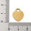 Ion Plating(IP) 304 Stainless Steel Pendants FIND-M017-01G-S-3