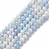 Ombre Effect Dyed Glass Beads Strands X-GLAA-C023-02A-1