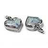 Glass Bottle Pendants G-Z010-02K-2