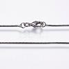 Eco-Friendly Rack Plating Brass Chain Necklaces MAK-G002-05B-A-FF-1