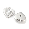 Clear Glass Charms KK-E090-25P-2