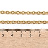 304 Stainless Steel Boston Link Chain Necklace BJEW-B072-05G-2