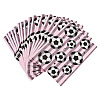 15Pcs Football Print Paper Cady Bags ABAG-TA0002-33A-3