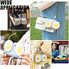 3Pcs Portable PU Imitation Leather Glasses Bag AJEW-NB0003-35-7