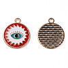 Alloy Enamel Pendants ENAM-N059-34-1