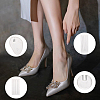 4 Pairs 2 Style Invisible PVC Plastic Flip Flop Pads AJEW-CA0003-81-4