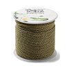 20M Polyester Braided Cord for Jewelry Making OCOR-G015-04A-14-2