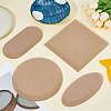 4Pcs 4 Styles MDF Wood Pottery Tools DIY-OC0014-66-4
