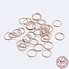 925 Sterling Silver Open Jump Rings STER-F036-02RG-0.7x5mm-4