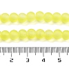 Baking Paint Transparent Glass Bead Strands GLAA-S031-6mm-30-3