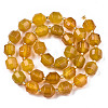 Natural Agate Beads Strands G-T131-82B-14-2