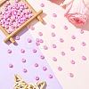 Opaque Acrylic Beads MACR-YW0003-55C-4