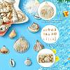 32Pcs 16 Styles Plating Acrylic Pendants OACR-CJ0002-45-3