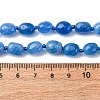 Natural Dyed Malaysia Jade Tumble Stone Nuggets Beaded Long Necklaces for Women NJEW-F340-A06-5