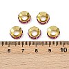Brass Rhinestone Spacer Beads RB-A020-9mm-24G-5
