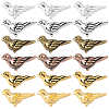 150Pcs 6 Colors Tibetan Style Alloy Beads TIBEB-SC0001-46-1
