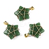 Lampwork Pendants GLAA-T023-06D-2