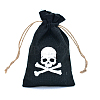 Halloween Burlap Packing Pouches HAWE-PW0001-151C-1