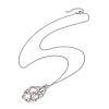 Non-Tarnish 3Pcs 3 Styles 304 Stainless Steel Macrame Pouch Necklace Makings NJEW-JN04902-02-4