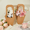 Kraft Paper Flower Gift Bags AJEW-WH0165-48-3
