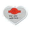 Valentine's Day Transparent Acrylic Pendant LS-OACR-A025-02E-1
