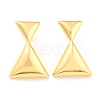 Rack Plating Brass Triangle Stud Earrings EJEW-A028-44G-1
