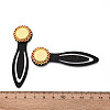 Alloy & Iron Bookmark Cabochon Settings PALLOY-N184-02G-3