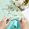 Cup with Word Food Grade Eco-Friendly Silicone Knitting Needle Stoppers DIY-NB0010-69-3