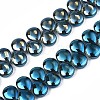 Electroplate Glass Beads Strand X-EGLA-S188-27-C01-1