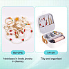 Square PU Leather & PP & Silicone Jewelry Set Box AJEW-TAC0014-13B-4