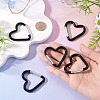 5Pcs Zinc Alloy Spring Gate Rings FIND-TA0009-73N-6