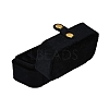 Mini Rectangle Velvet Ring Storage Boxes with Snap Buttons CON-Z009-02B-3